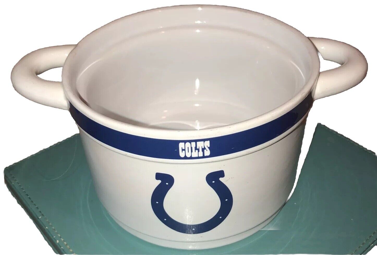 Nfl Indianapolis Colts Soup Bowl Missing Lid ￼
