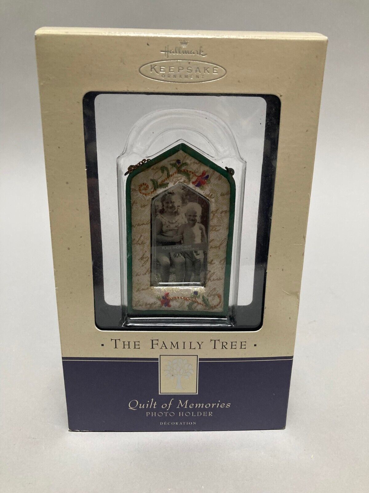 Hallmark Keepsake Ornament 2003 Quilt Of Memories The Family Tree Series