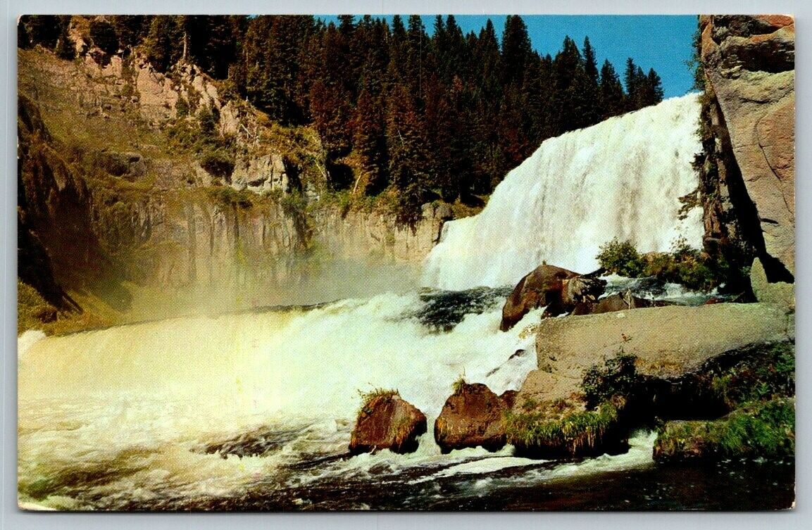 Upper Mesa Falls    Idaho    Postcard