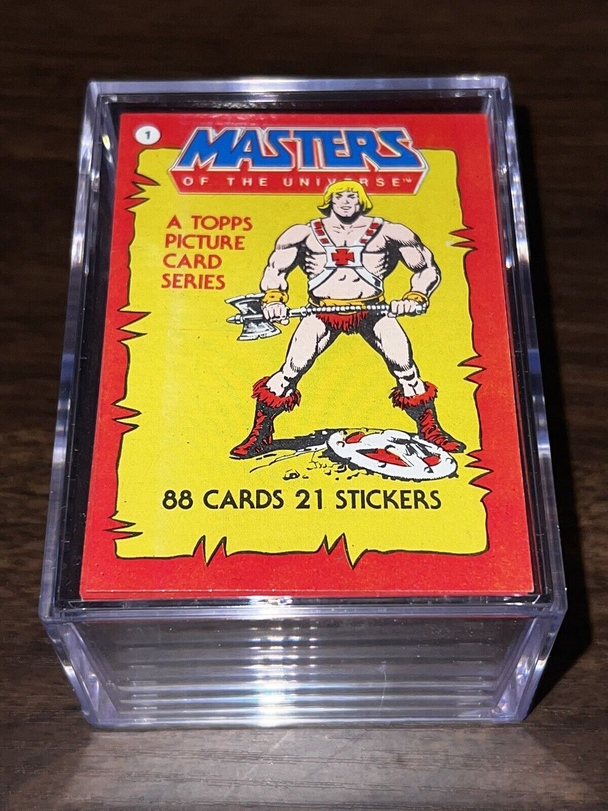 HE-MAN: Masters Of The Universe TOPPS 1984 Complete Set (1-88) Cards 21 Stickers
