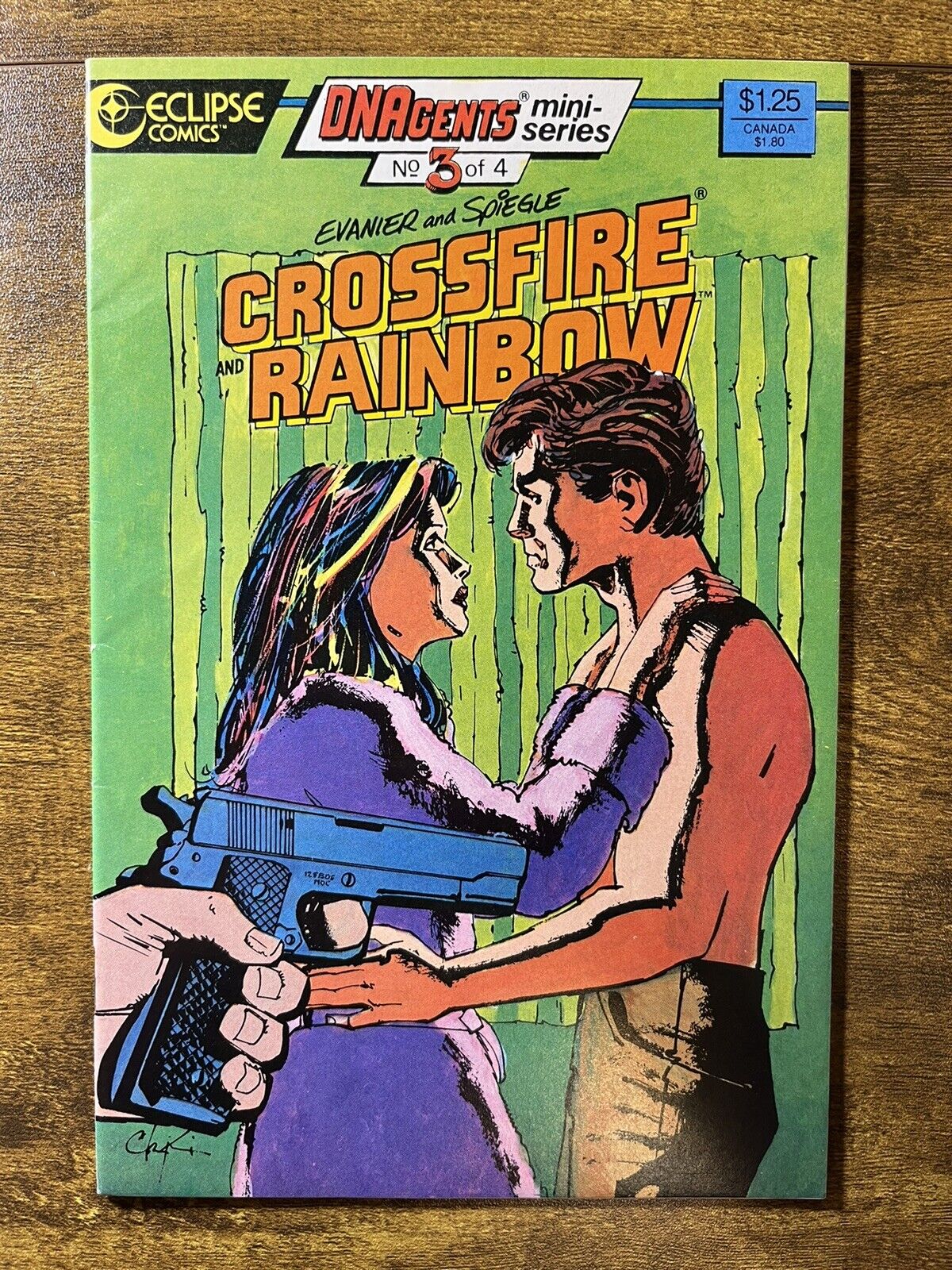 CROSSFIRE AND RAINBOW 3 MARK EVANIER STORY ECLIPSE COMICS 1986