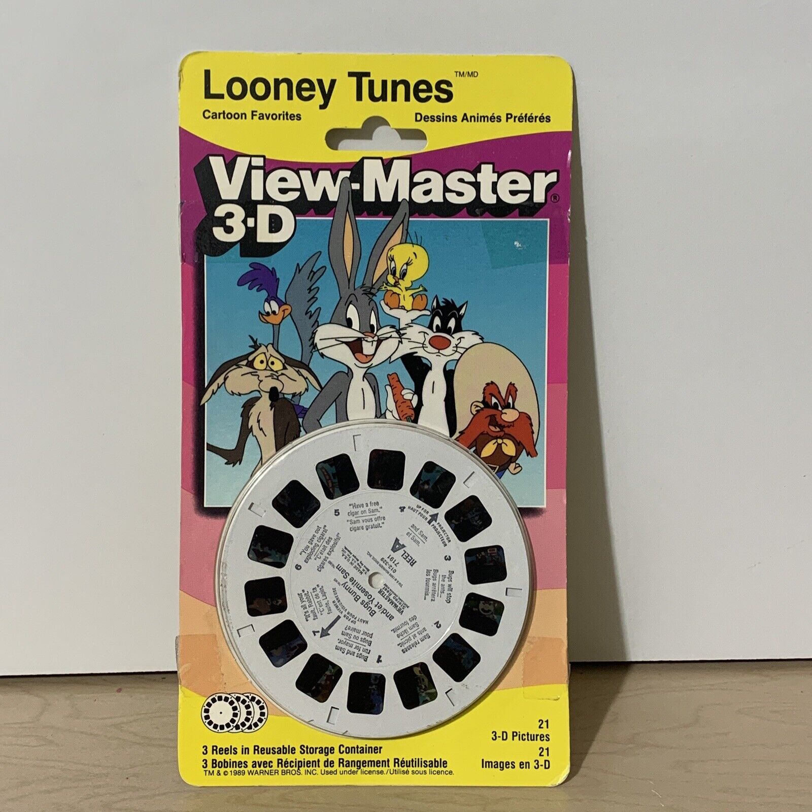 View-Master Looney Tunes 3 Reel Packet 1989 New Sealed 3D 7191