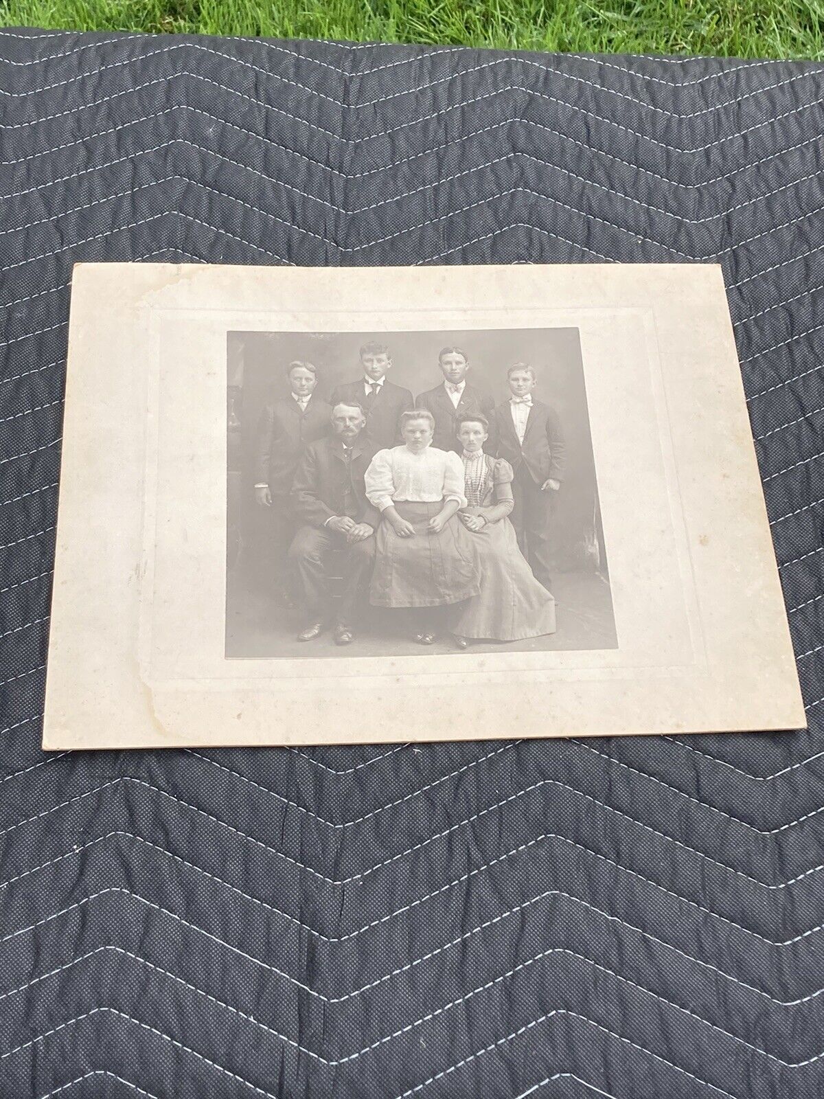 Vintage Late 1800’s Large Cabinet Photo *RARE* 11x14in