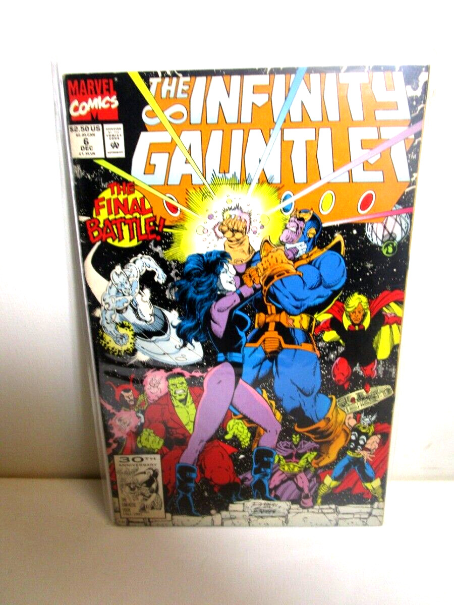 The Infinity Gauntlet #6 (1991) Marvel Comics GEORGE PEREZ Bagged Boarded