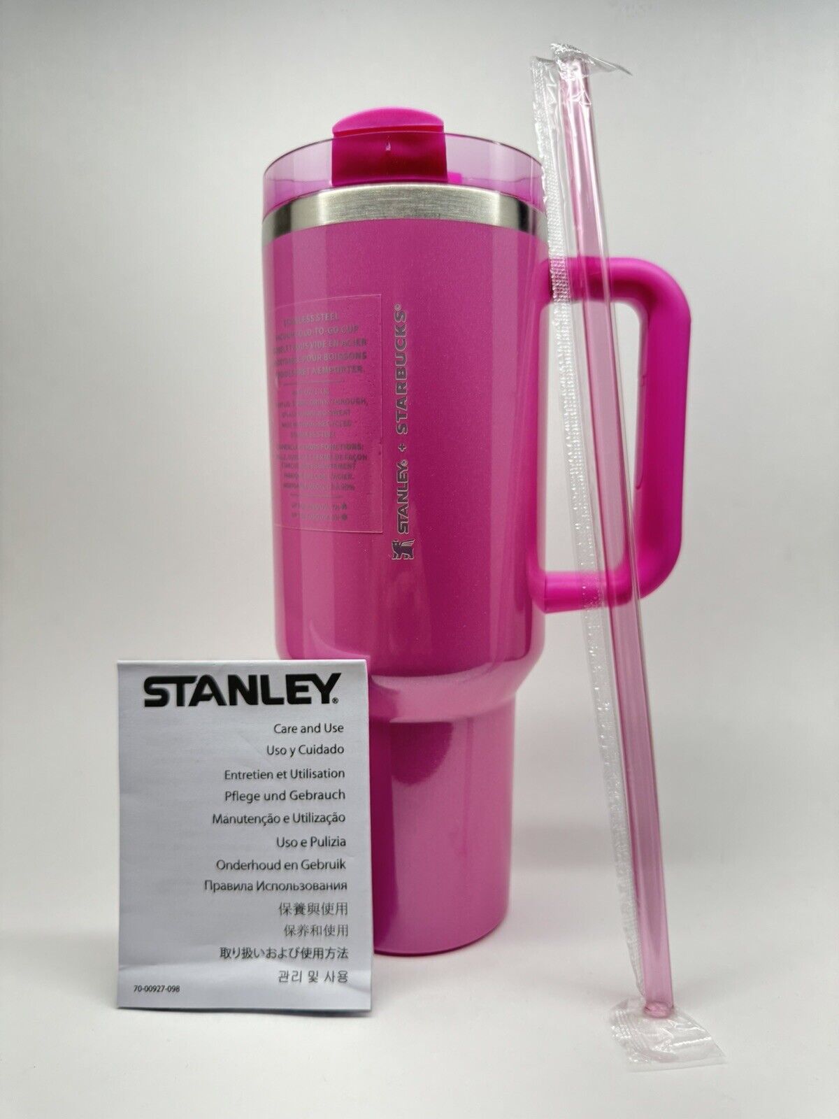 Stanley x Starbucks Winter Pink 40oz Tumbler 2024 Target Exclusive New