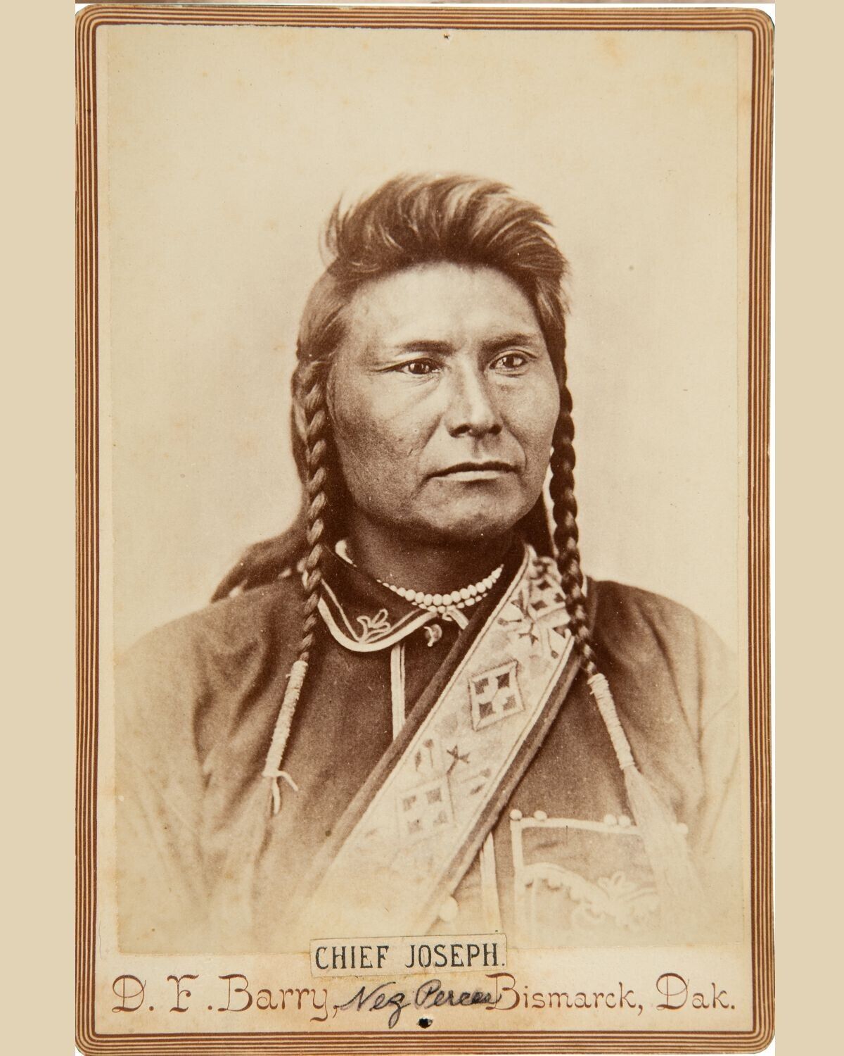 Native American Indians Chief Joseph Nez Perce Vintage Old  8x10 Photo