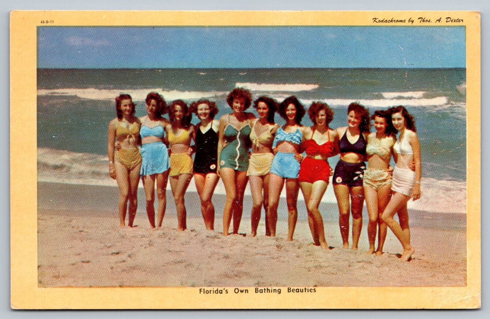  Florida\'s Own Bathing Beauties Hot Babes Suite Vintage Postcard