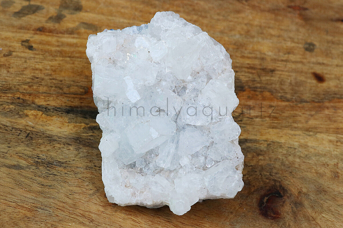 Apophyllite Specimen Minerals Crystals 292 gm Home Decor Natural Indian Cluster