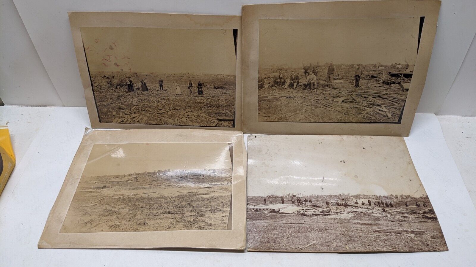 July 6th 1893 Photo Photograph F5 Tornado  Damage Lamars Fort Dodge Pomeroy Iowa