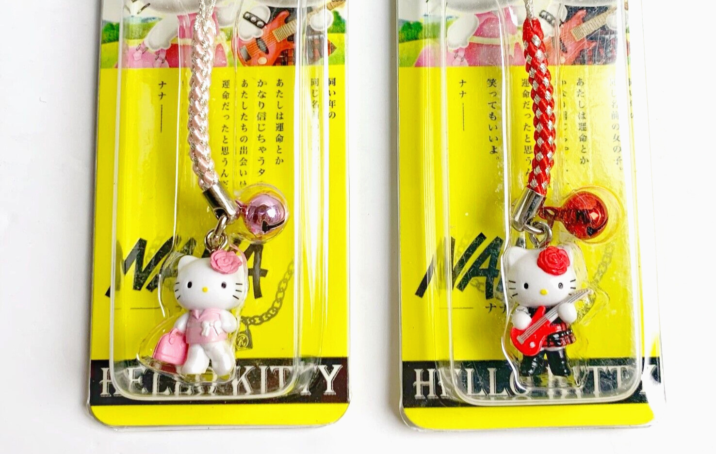 NANA ×Hello Kitty Strap set of 2 Ai Yazawa Pair Set Vintage
