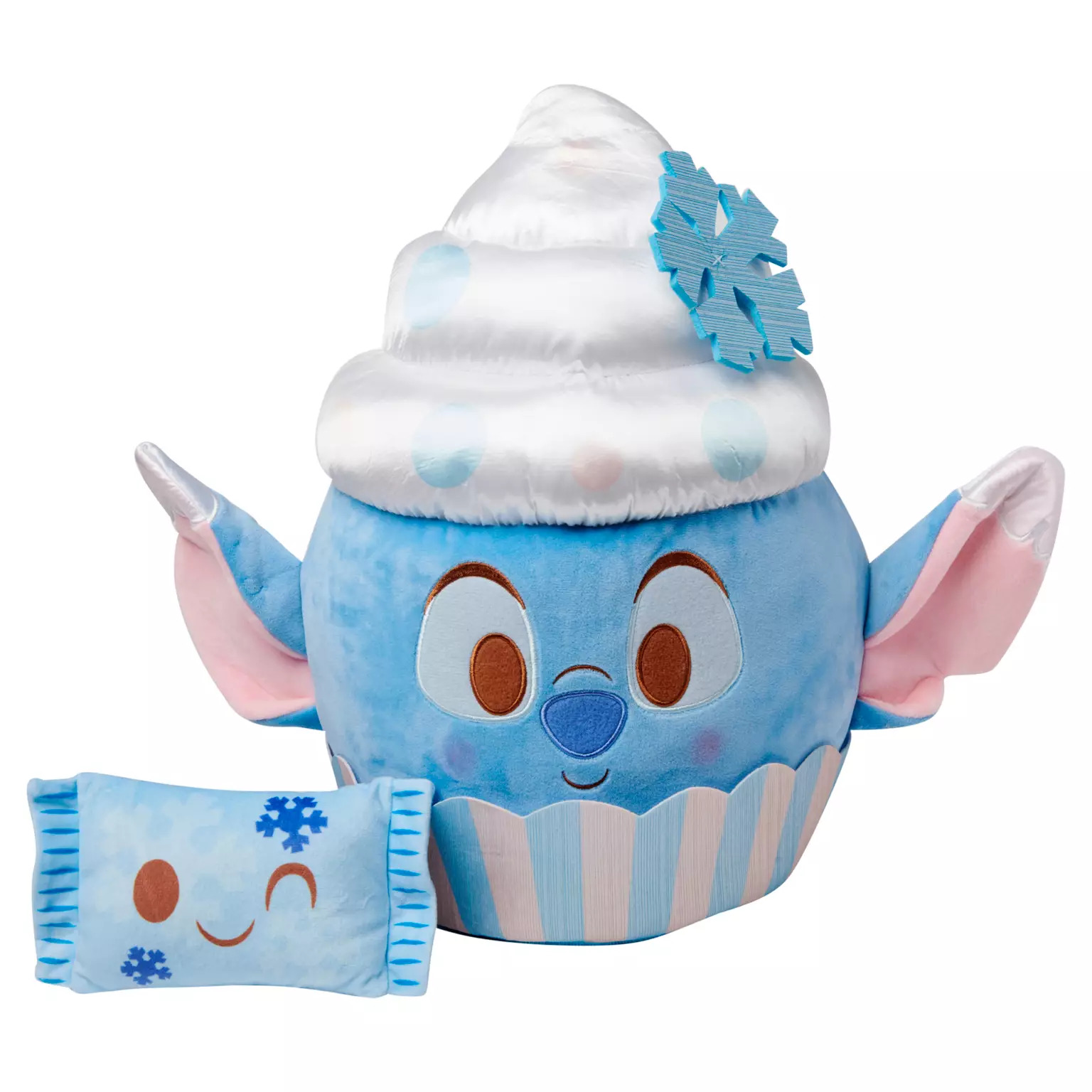 Disney Munchlings Stitch Snowflake Cupcake Plush Season Sweetings 15 3/4\' \'- New