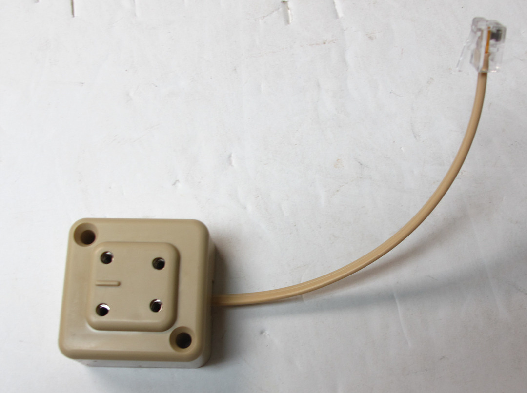 4 Prong Plug to Modular Adapter for Vintage Telephones