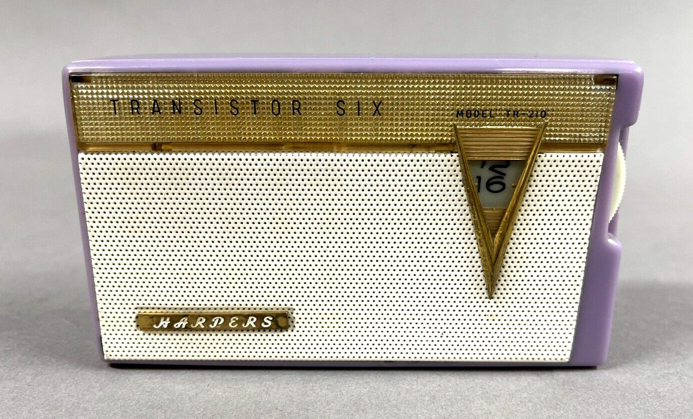 VINTAGE 1960's HARPERS (SHARP) TR-210 TRANSISTOR RADIO