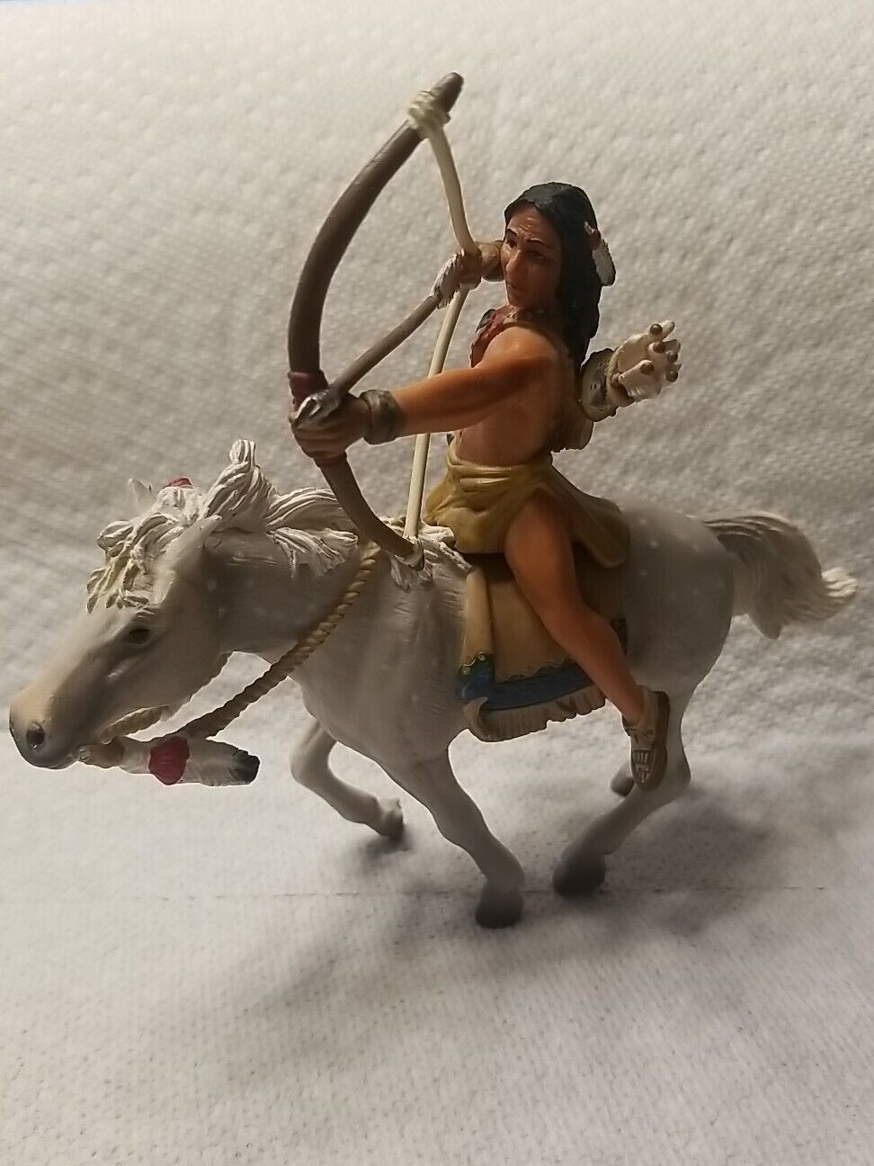 Schleich 70301 Sioux Archer on Horse Retired 2011, Indian Figurine Wild West