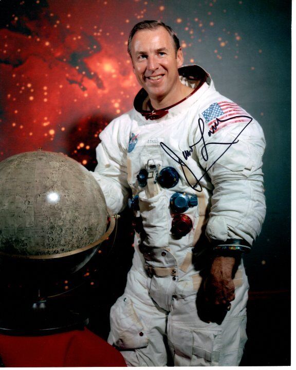 JAMES JIM LOVELL Signed Autographed 8x10 NASA ASTRONAUT Photo