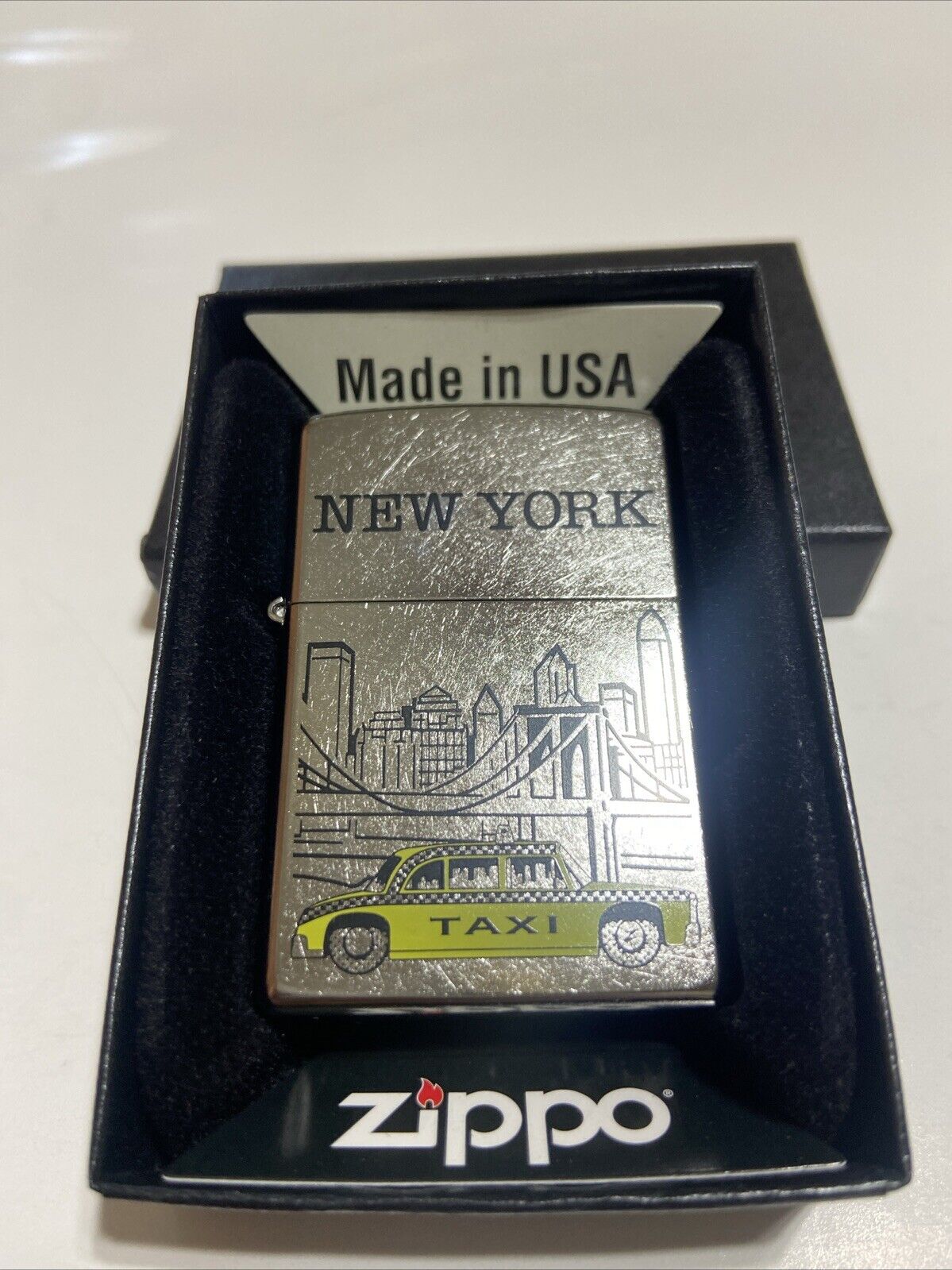 ZIPPO NEW YORK TAXI BRAND NEW IN BOX 2015(USA SHIPPING ONLY)