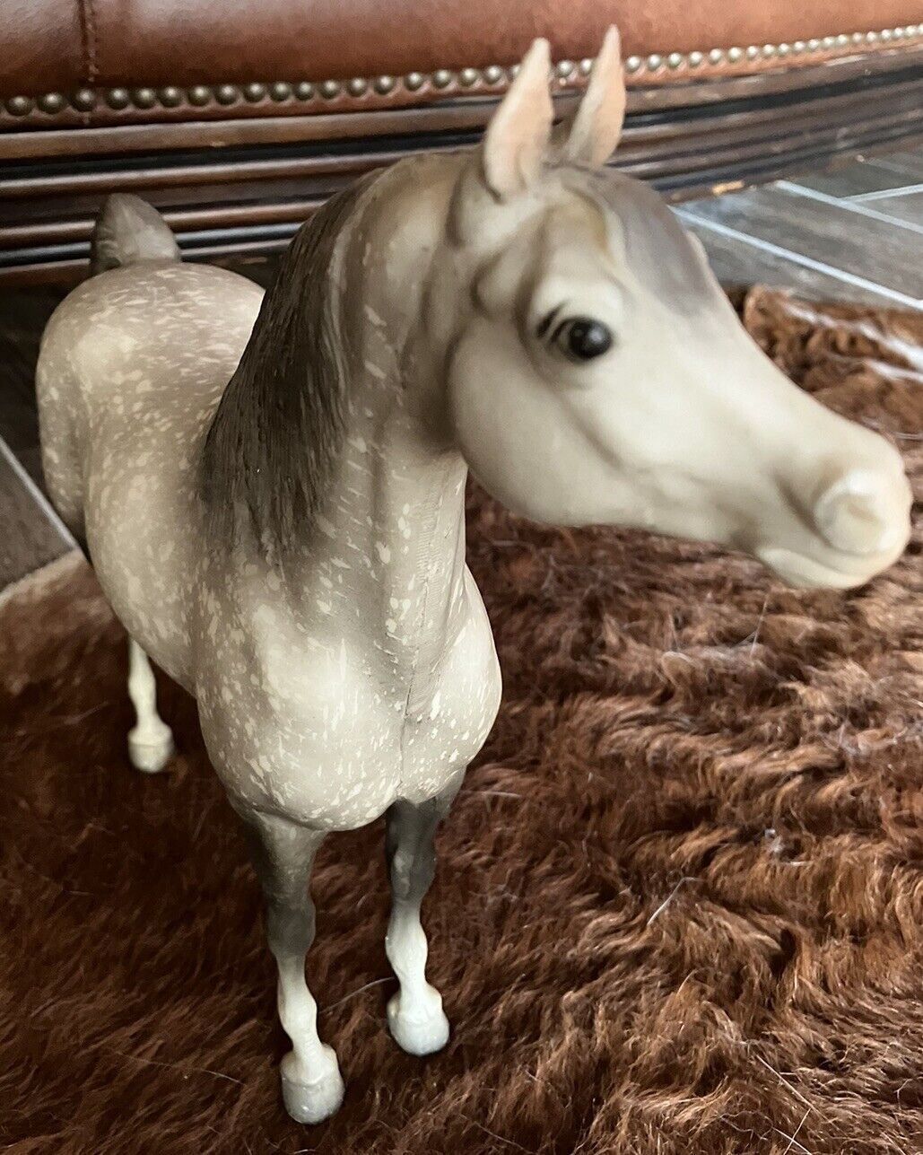 Vintage Breyer Horse Gray w/White Spots USA