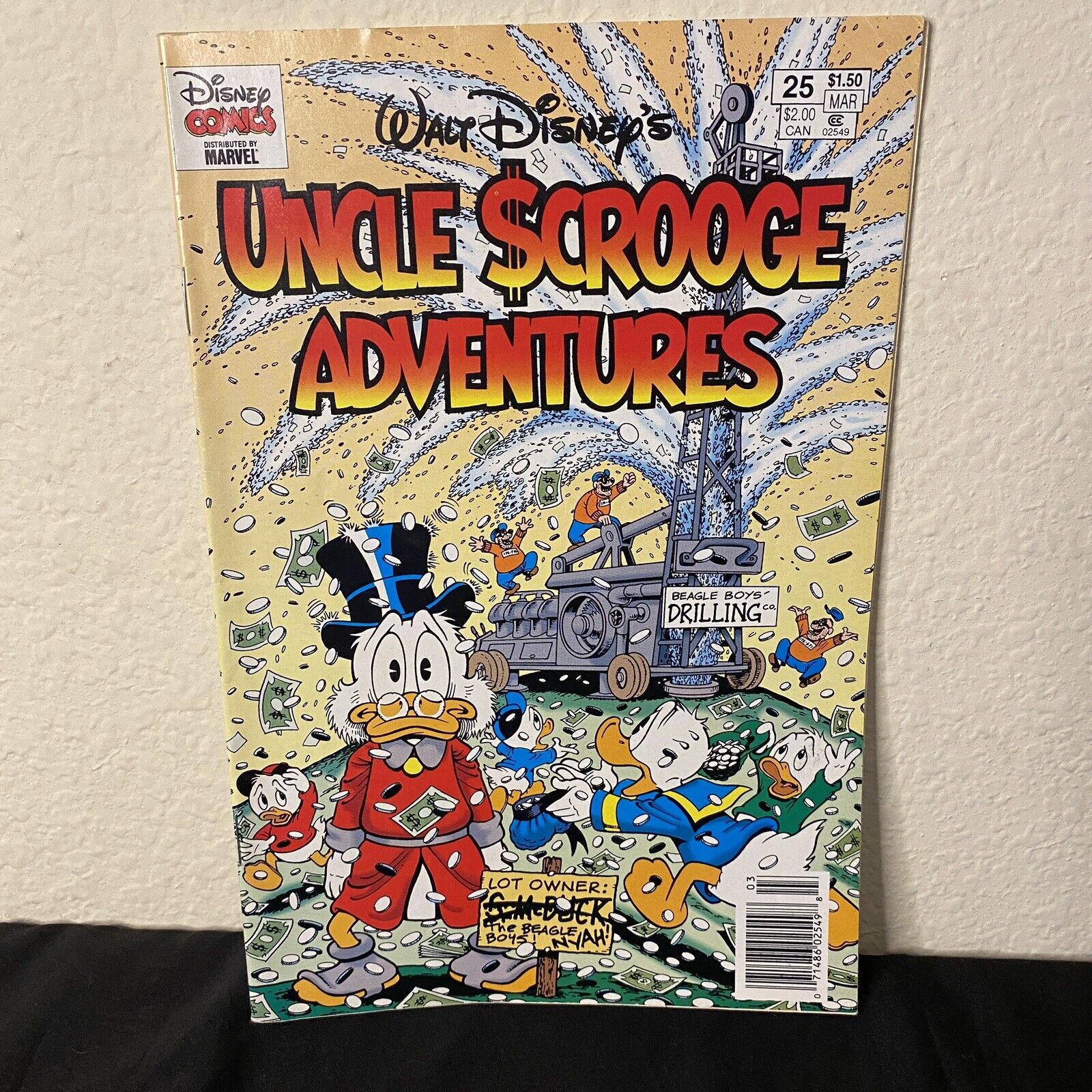 Vintage Walt Disney's Uncle Scrooge Adventures #25 1993 Gladstone Comic