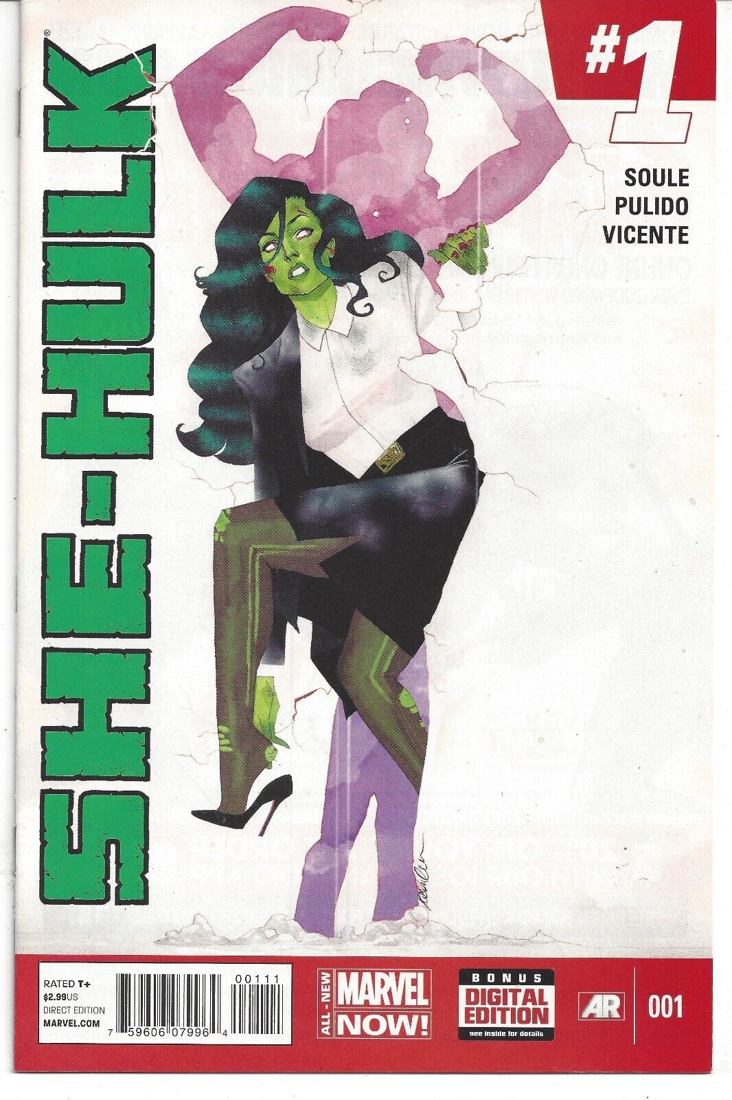 She-Hulk (2014 3rd Series) 1  Kevin Wada Cover