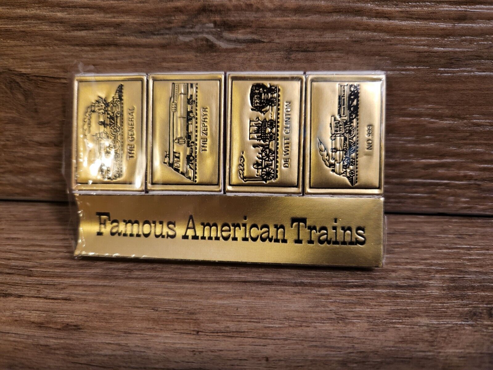 Vintage Famous American Trains Unused Matchbox Pack