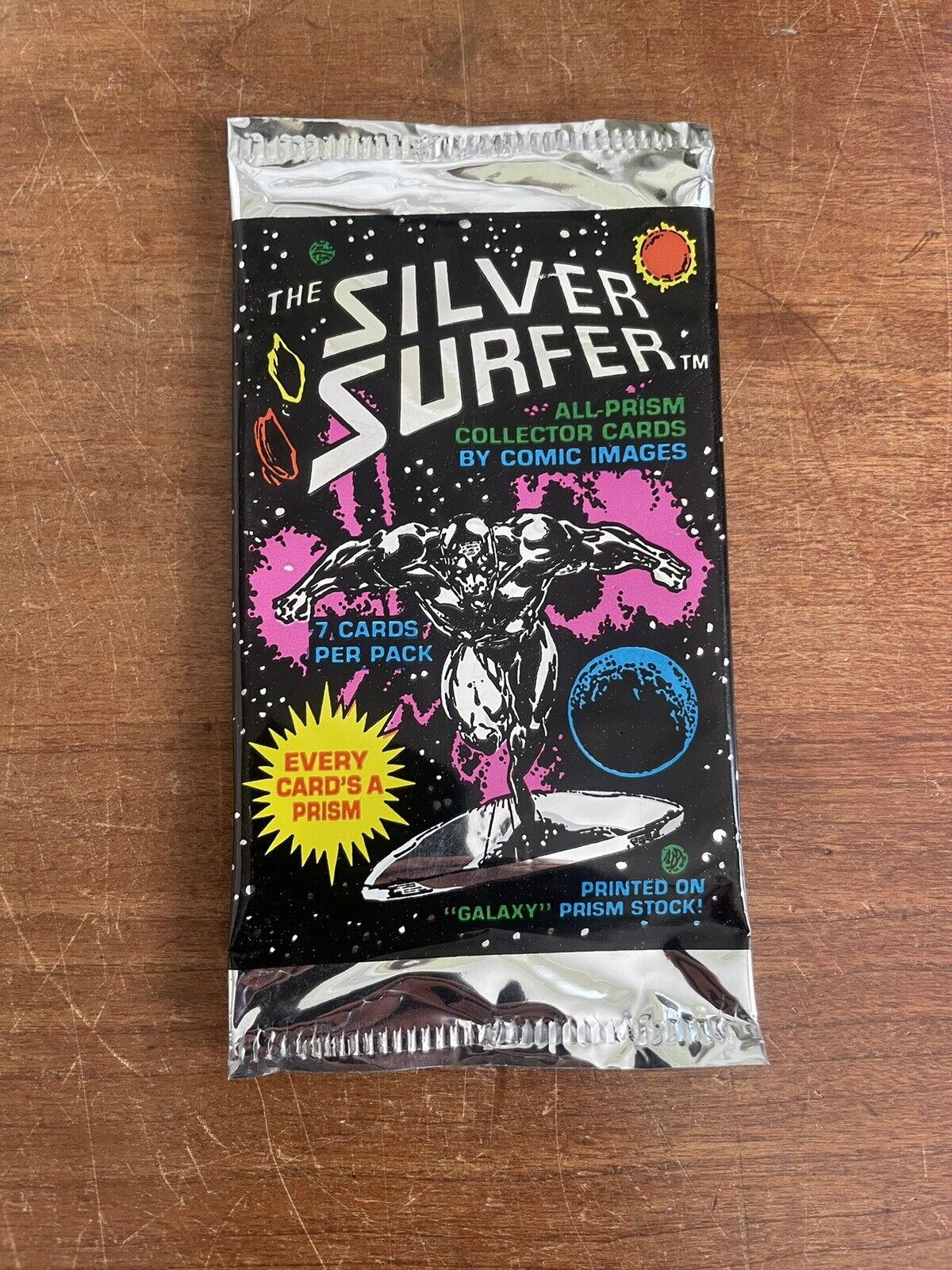 The Silver Surfer Trading Cards All Prism by Comics Images 1 Sealed Pack ~ 1992