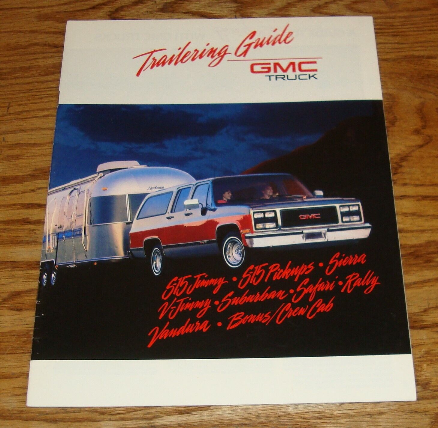 Original 1989 GMC Truck Trailering Guide Sales Brochure 89 Pickup Suburban Jimmy