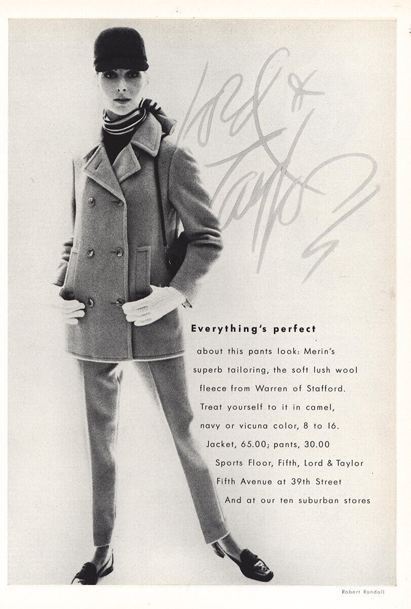 1967 Lord & Taylor: Everythings Perfect Merin Vintage Print Ad
