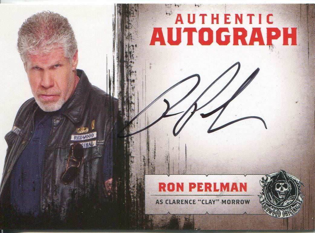 Sons Of Anarchy Seasons 1-3 Autograph Card A3 Ron Perlman as Clarence Morrow