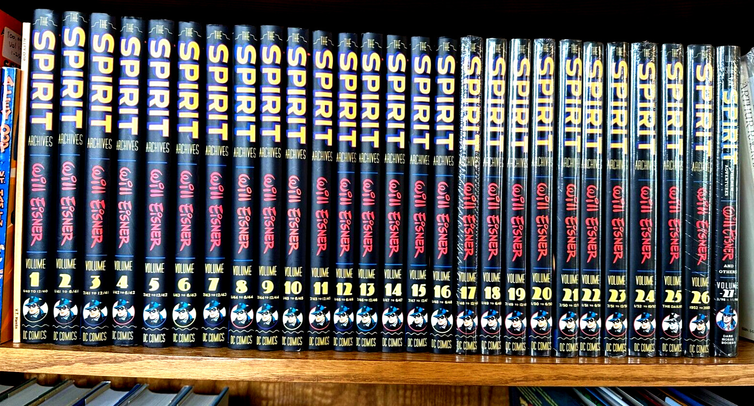 DC ARCHIVE EDITIONS THE SPIRIT VOLUME 1-27 WILL EISNER ARCHIVES HC VERY RARE OOP