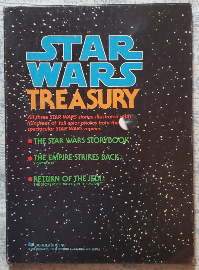 Vintage 1983 STAR WARS TRILOGY TREASURY STORYBOOK Empire Strikes Return of Jedi
