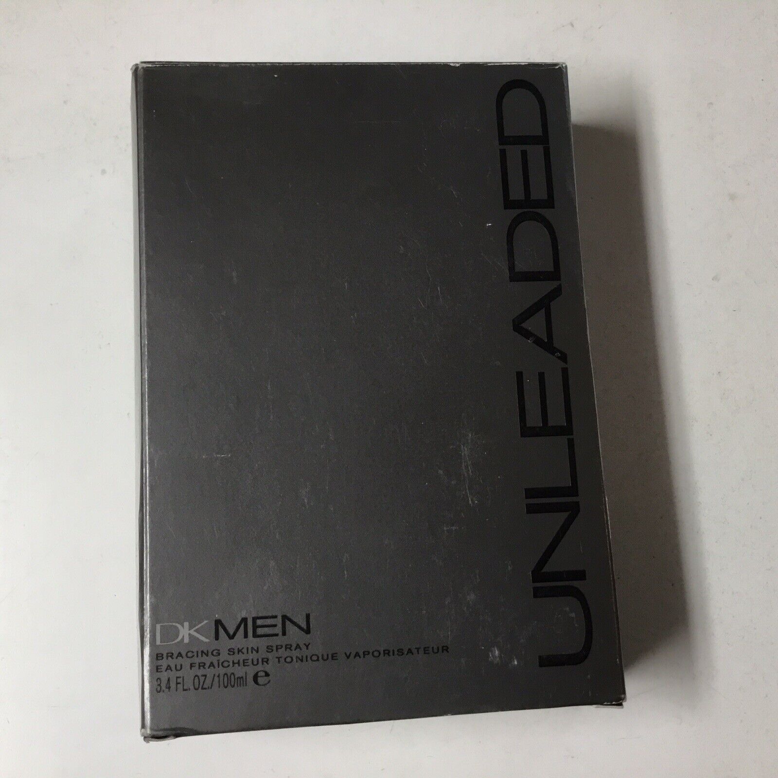 VINTAGE DK MEN FUEL Unleaded men’s cologne spray 3.4 oz in Box