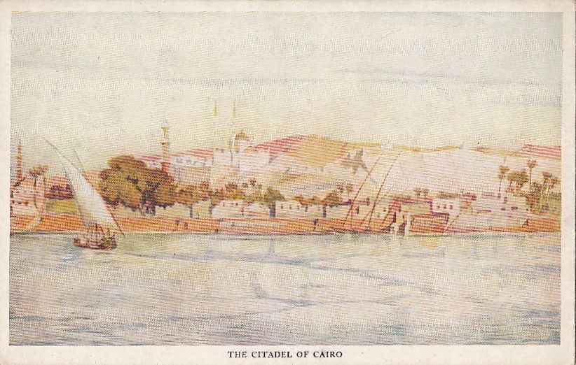 Postcard The Citadel of Cairo Egypt