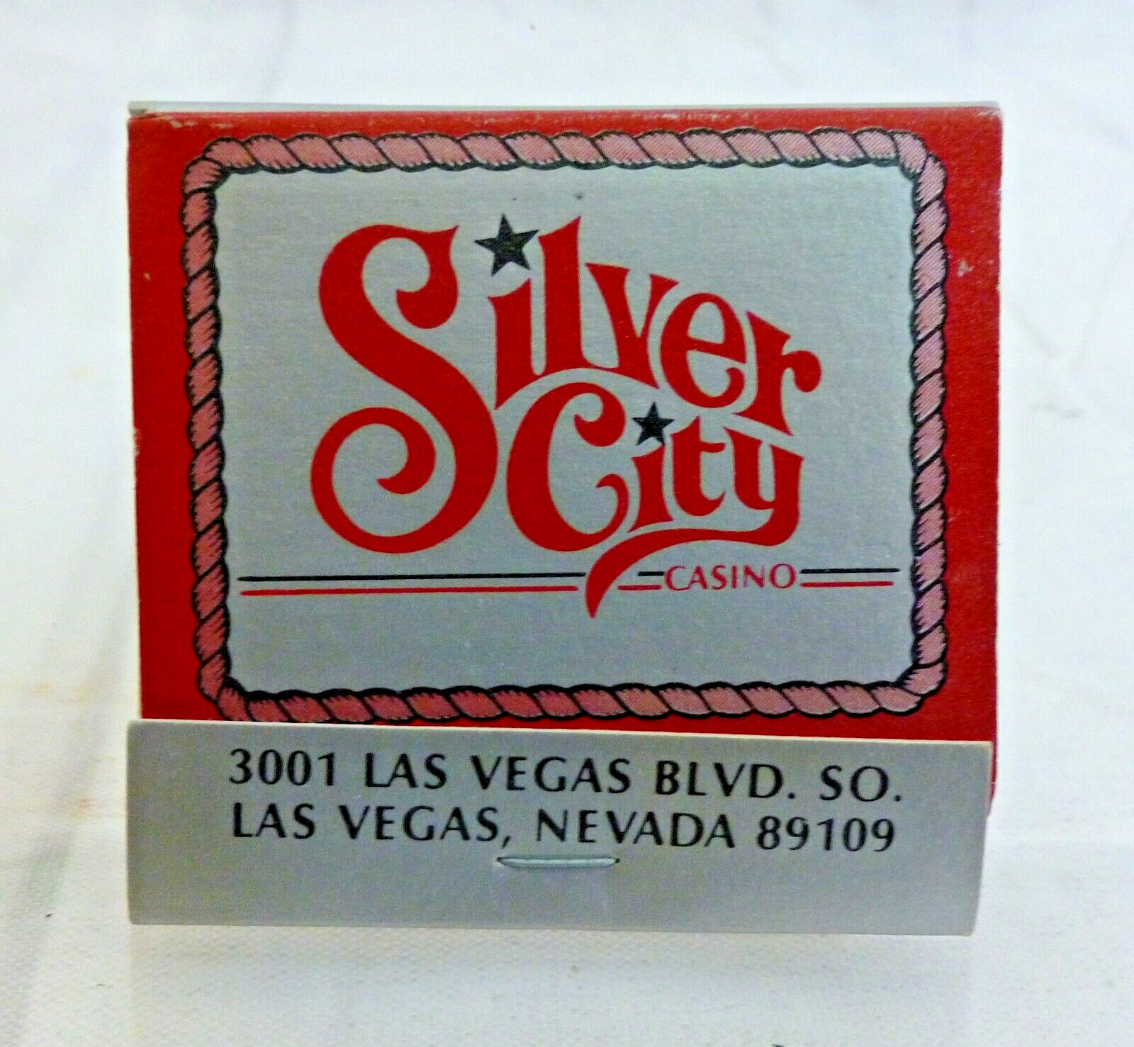 Vintage Matchbook Unstruck - Silver City Casino - Las Vegas Nevada