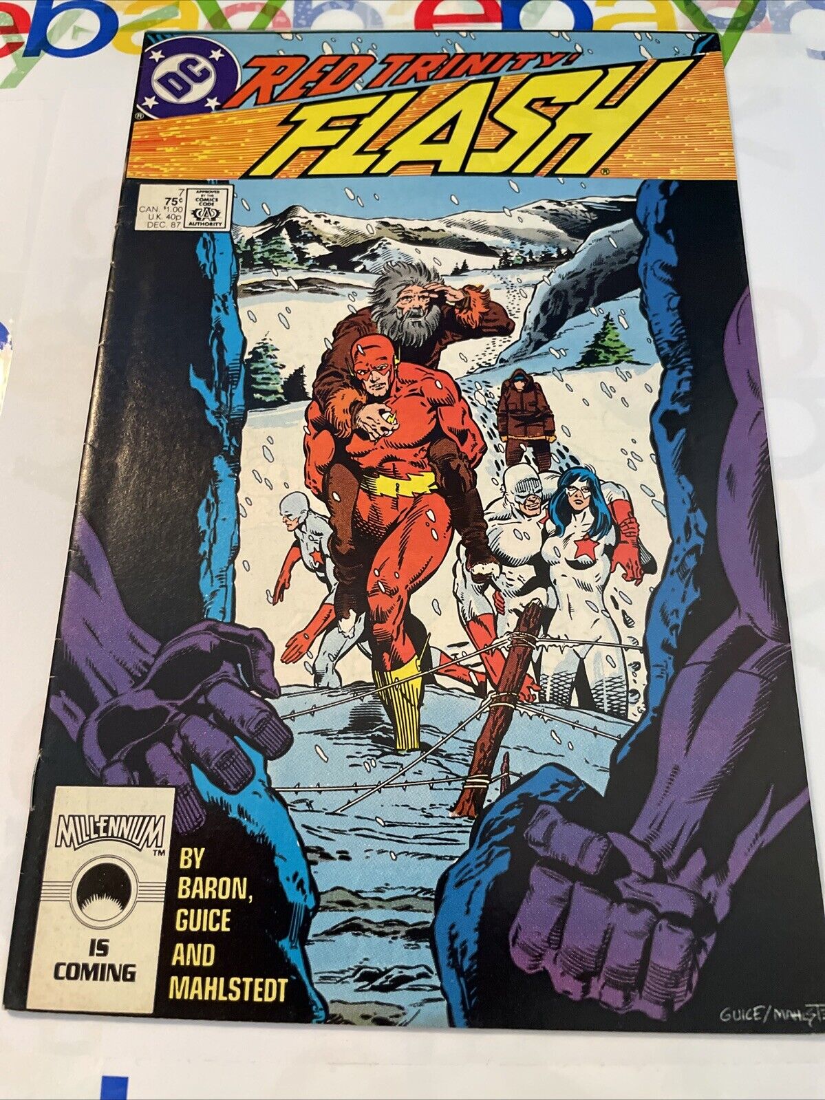 1987 #7 DC Flash Red Trinity Comic Book