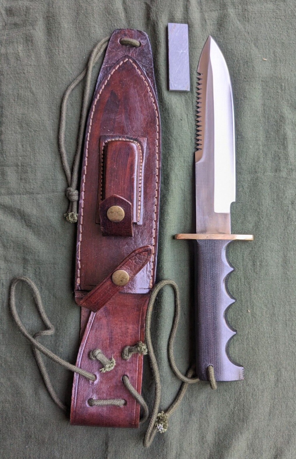 Reproduction of Randall Style Fighter Knife w/Sheath