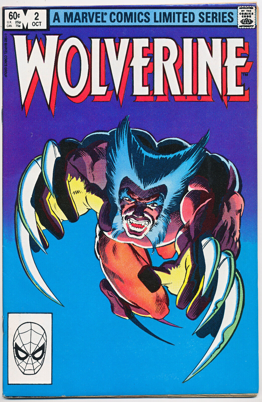 Wolverine #2 Mini-Series-Rare, One of a Kind Error/Misprint Frank Miller