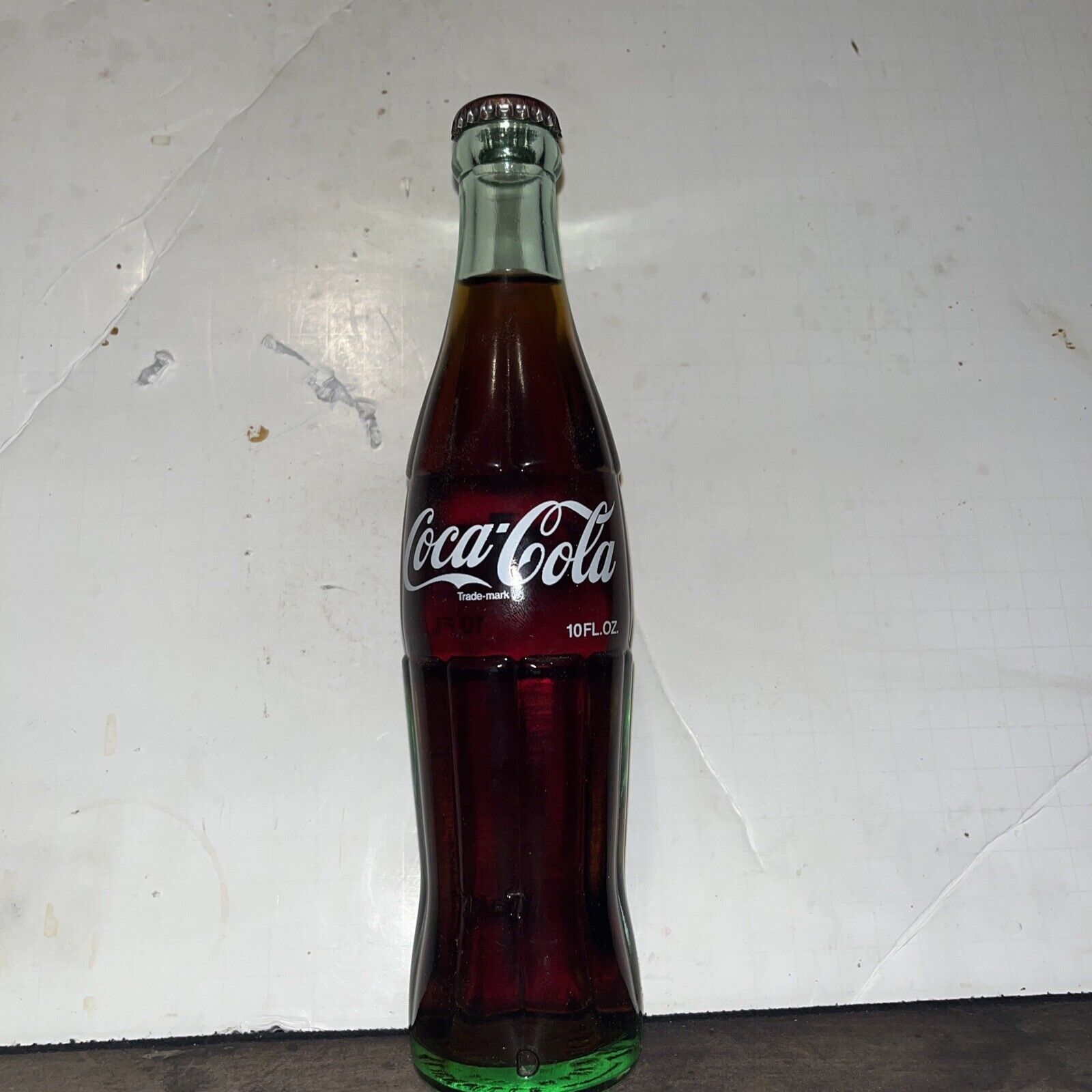 Full 10 Oz. Coca Cola Soda Bottle, Aliceville ALA. Embossed On Bottom