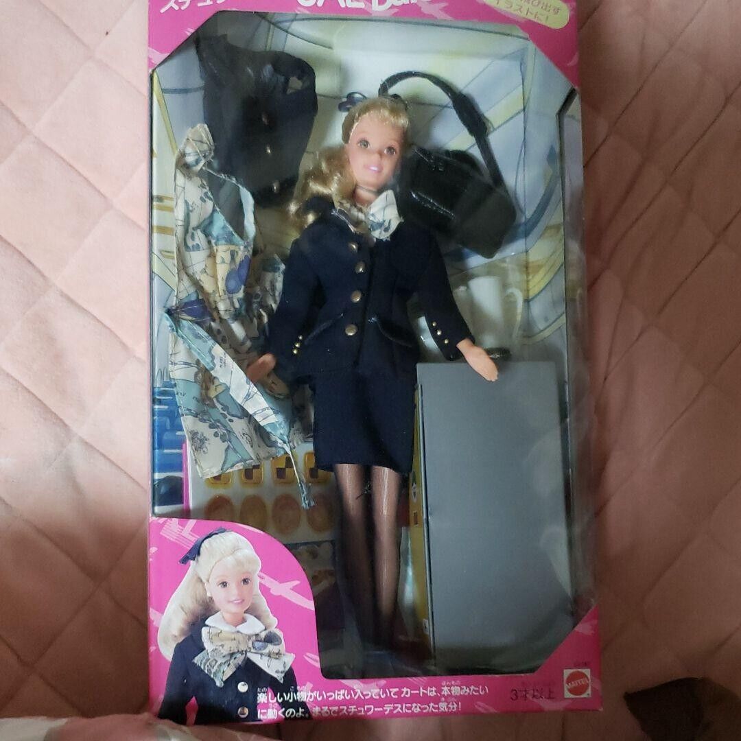 unused Mattel Airlines JAL Uniform Barbie doll nice flight attendant Figure Doll