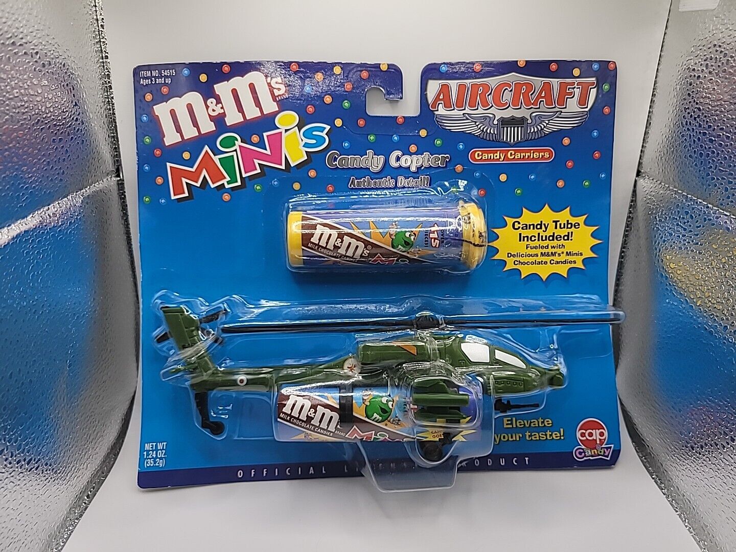 2000 M&Ms Minis Toy Aircraft Candy Carriers Copter T-1