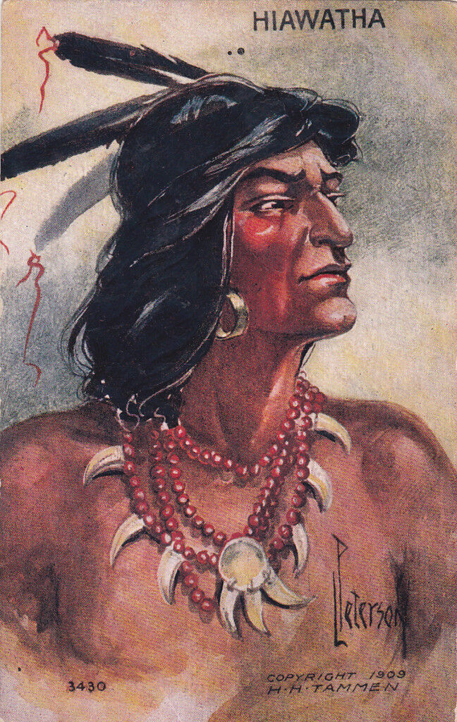 * NATIVE AMERICAN INDIAN - Hiawatha 1912