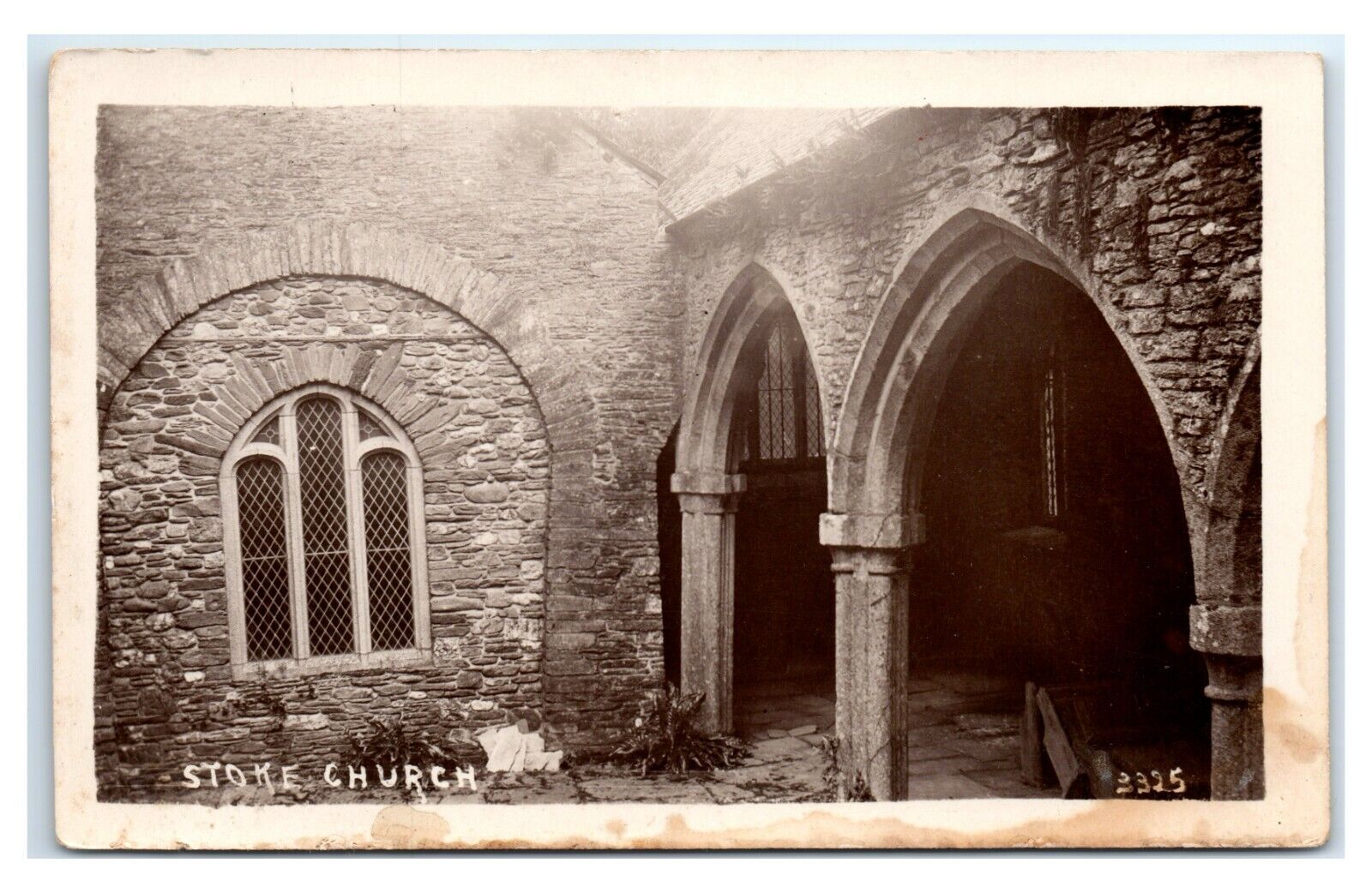 Postcard Stone Church RPPC A52