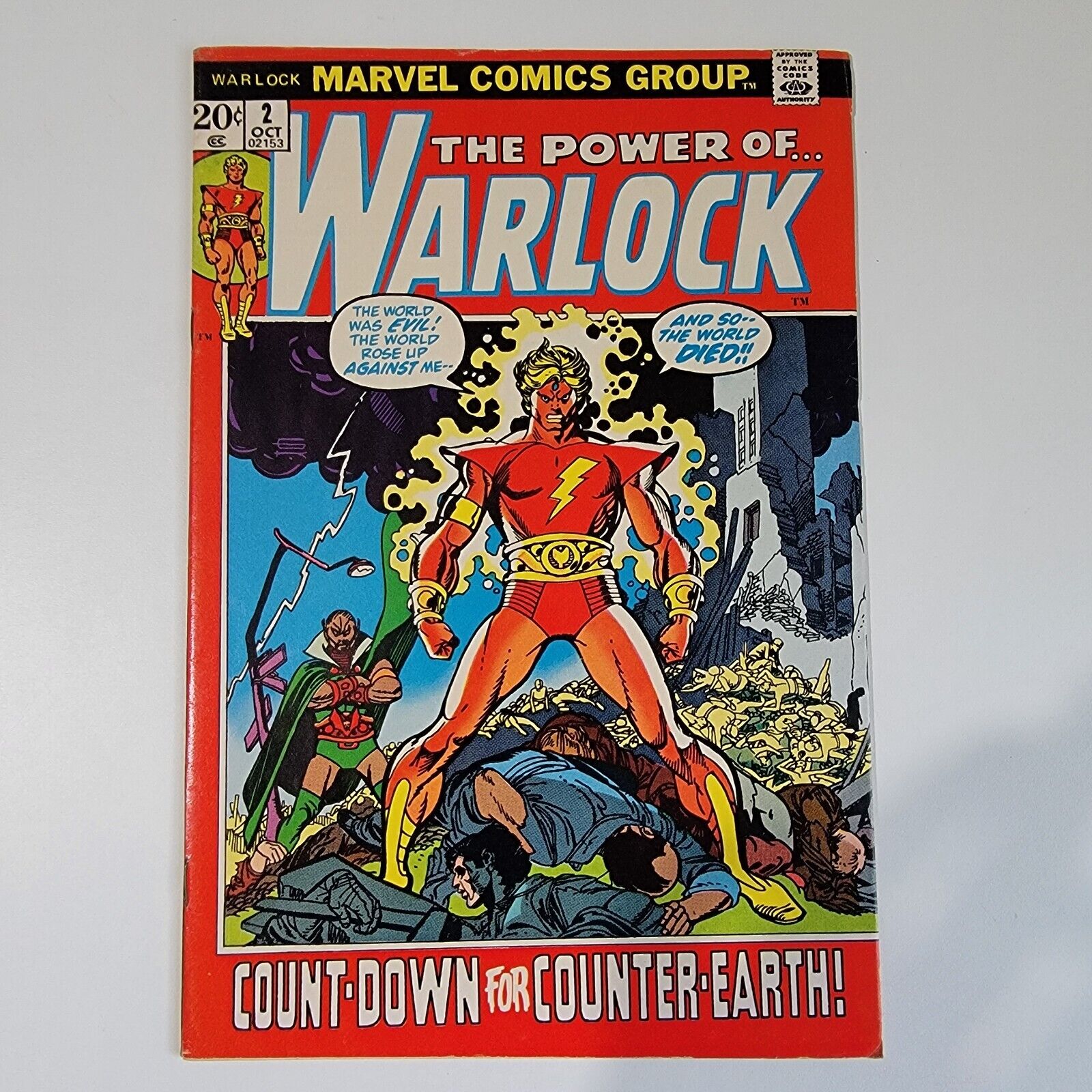 Warlock #2 Marvel Comics 1972 Count-Down for Counter-Earth