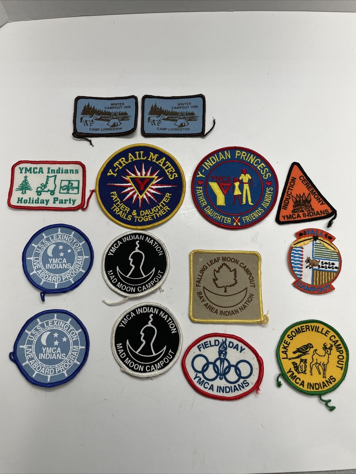 Vtg YMCA Mixed Vintage Lot of Patches Badges Lot of 14