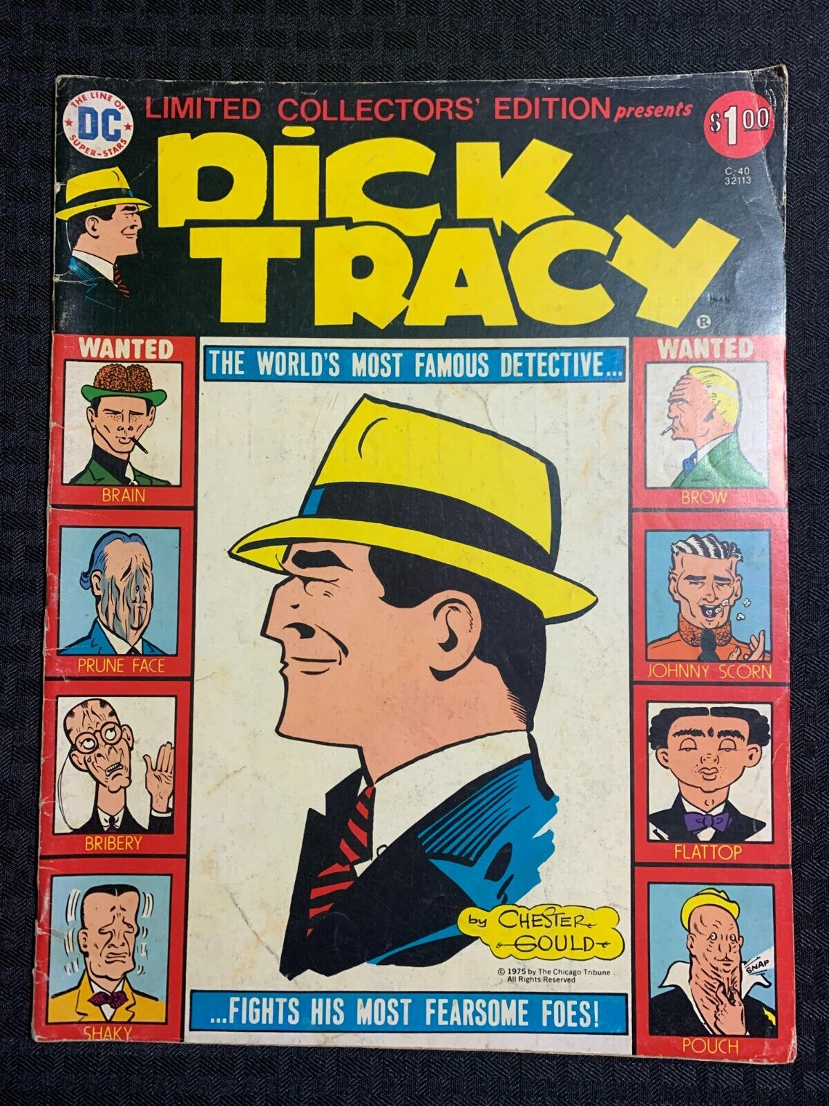 1975 DICK TRACY DC Treasury C-40 VG- 3.5 Chester Gould
