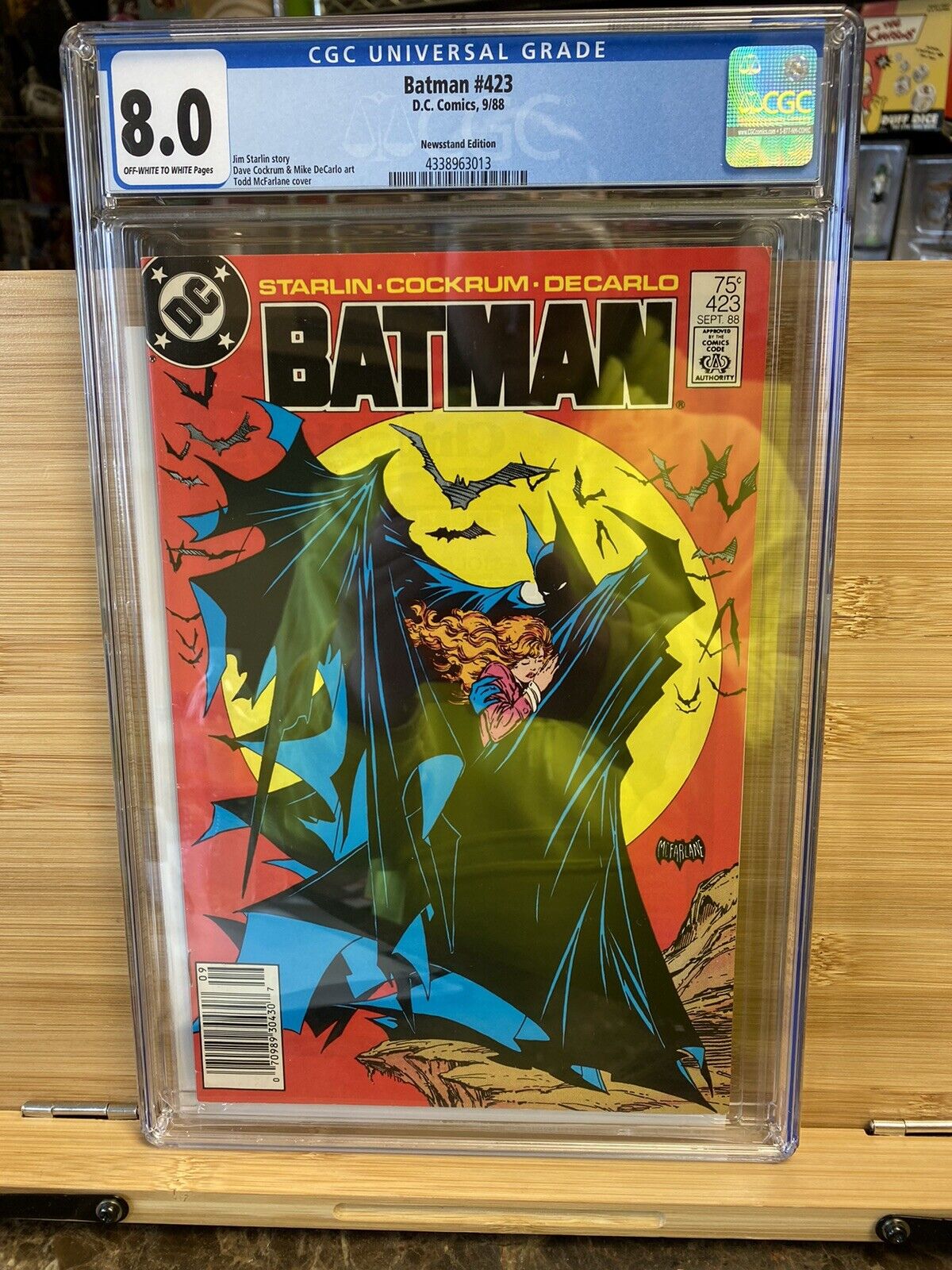 Batman #423 Newsstand CGC 8.0 