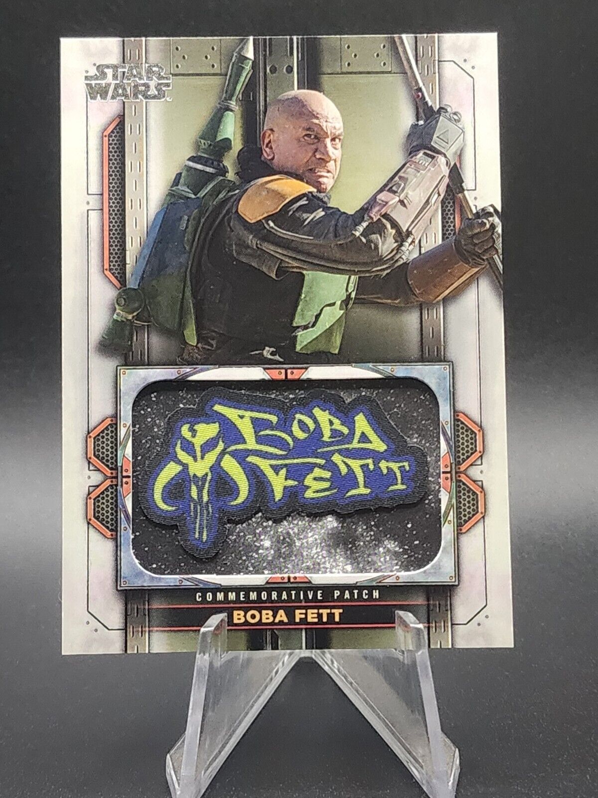 2022 Topps Star Wars The Book of Boba Fett Commemorative Patch Card MP-4