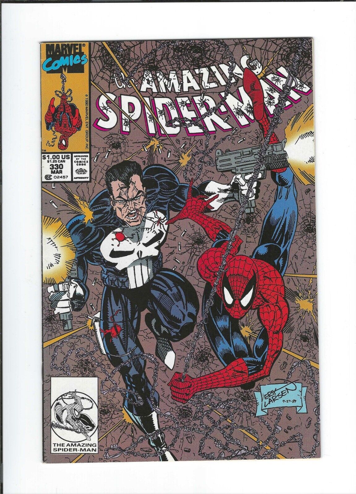Amazing Spider-Man #330: Dry Cleaned: Pressed: Bagged: Boarded: NM+ 9.6