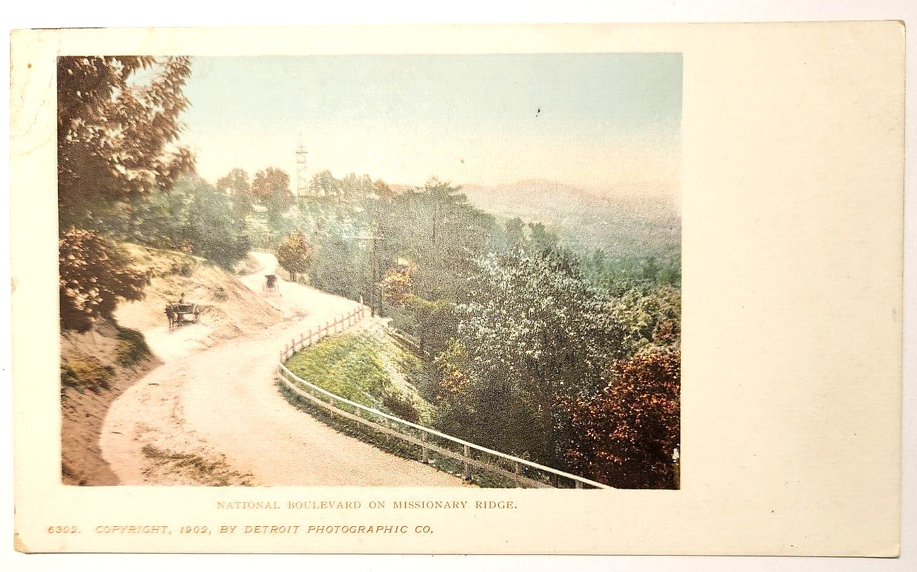 National Boulevard on Missionary Ridge Postcard