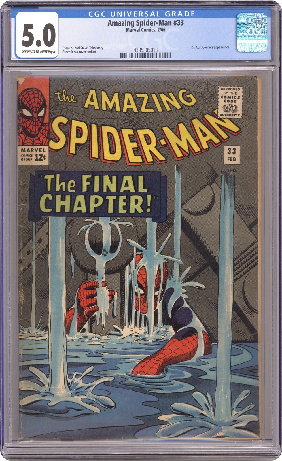 Amazing Spider-Man #33 CGC 5.0 1966 4395305013