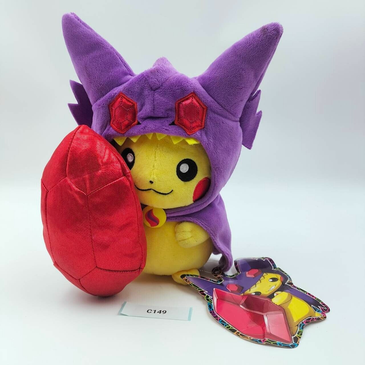 RARE C149 Pokemon Center 2015 Pikachu X Mega Sableye Plush 8\